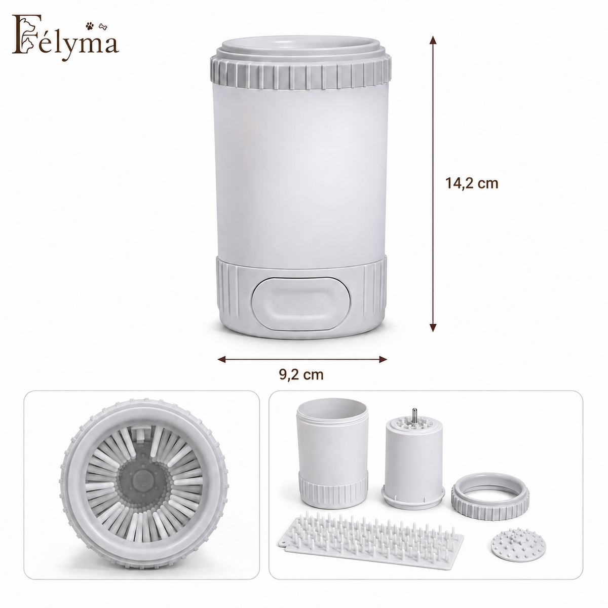 Nettoyeur de pattes pour chien et chat