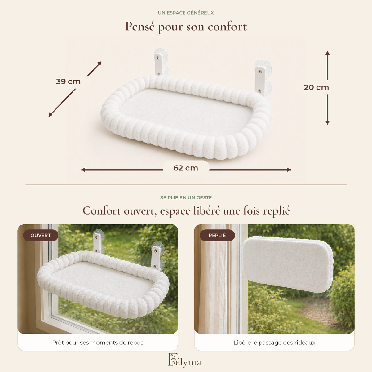 Hamac pour chat Félyma